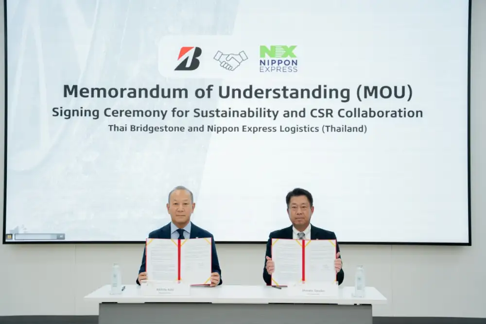 Thai Bridgestone Joins Forces in MOU Signing Ceremony with Nippon Express Logistics (Thailand) to Drive Sustainability across the Value Chain