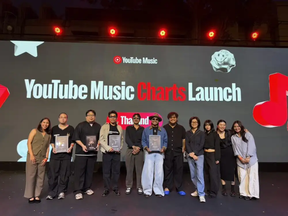 GMM Music ยืนหนึ่งบน YouTube Charts ไทย