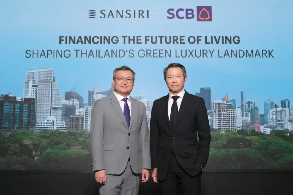 ไทยพาณิชย์ จับมือ แสนสิริ ประกาศความร่วมมือทางการเงิน หนุน Green Loan 2 แฟลกชิปดีไซน์ระดับซูเปอร์ลักซ์ชัวรี