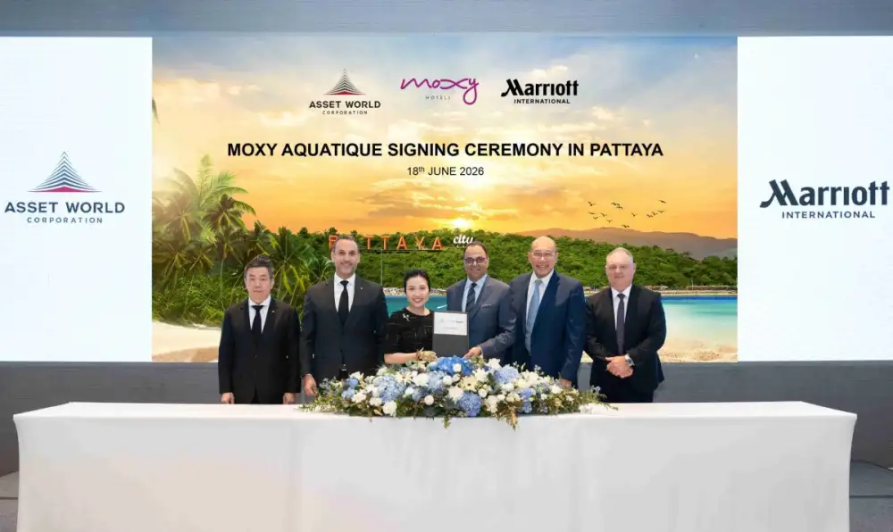 AWC ขยายความร่วมมือเชิงกลยุทธ์กับแมริออท อินเตอร์เนชั่นแนล เปิดตัว Moxy Pattaya The Aquatique เสริมศักยภาพโครงการแฟลกชิป
