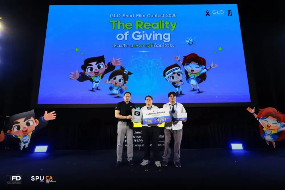 นักศึกษาภาพยนตร์ฯ SPU คว้า 2 รางวัลใหญ่ สร้างสรรค์สื่อผ่านผลงานภาพยนตร์สั้น ในเวที GLO SHORT FILM CONTEST 2026