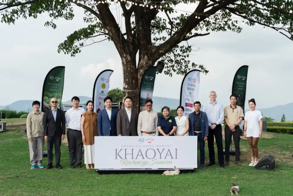 ททท. และพันธมิตรเปิดตัว Grand Recharge Moment : Khao Yai Recharge Season ชวนออกเดินทางเติมพลังชีวิตผ่านธรรมชาติ ยกระดับเขาใหญ่สู่ Wellness Destination ใกล้กรุงเทพฯ