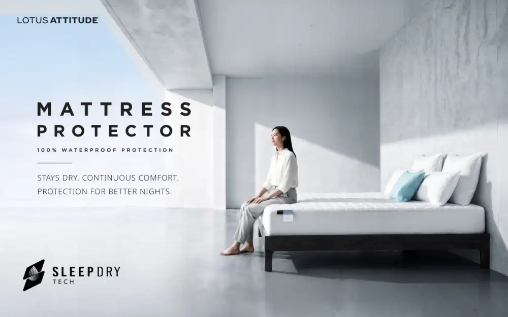 LOTUS ATTITUDE เปิดตัว SLEEPDRY TECH นิยามใหม่ของการปกป้องที่นอน ที่ให้คุณไม่ต้องเลือกระหว่างความสบายกับสุขอนามัย