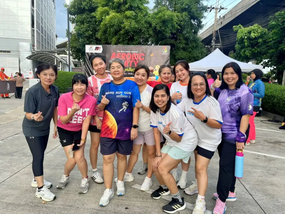 เดอะไนน์ เซ็นเตอร์ พระราม 9 ตอกย้ำเทรนด์สุขภาพสายสนุก 'AEROBIC PARTY' เบิร์นแคลอรีเผาผลาญไขมัน กระแสตอบรับแรงเกินต้าน