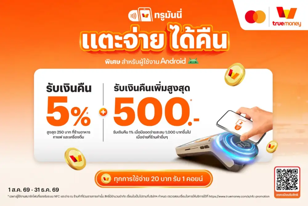 ทรูมันนี่ และ มาสเตอร์การ์ด ยกระดับความร่วมมือเชิงกลยุทธ์ ผลักดันการ 