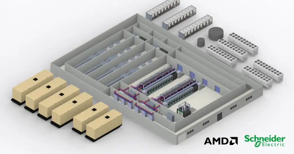 ชไนเดอร์ อิเล็คทริค ร่วมกับ AMD เปิดตัวสถาปัตยกรรมอ้างอิงครั้งแรก บนแพลตฟอร์ม 
