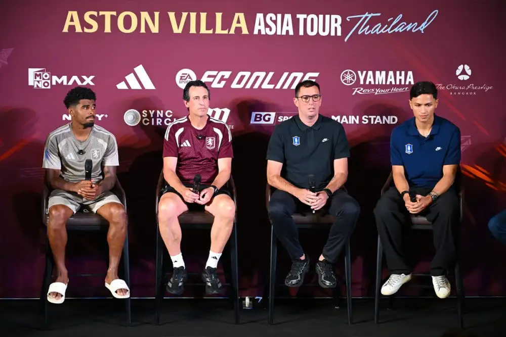 Aston Villa Bring Premier League Star Power to Thailand Set to Face BG Pathum United in World-Class Friendly on 4 August at BG Stadium