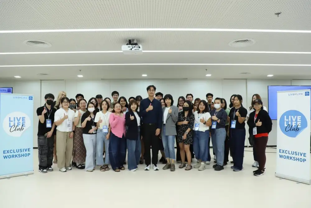 ไทยประกันชีวิต x LIVE TO LIFE จัดกิจกรรมเติมพลังใจ Exclusive Workshop