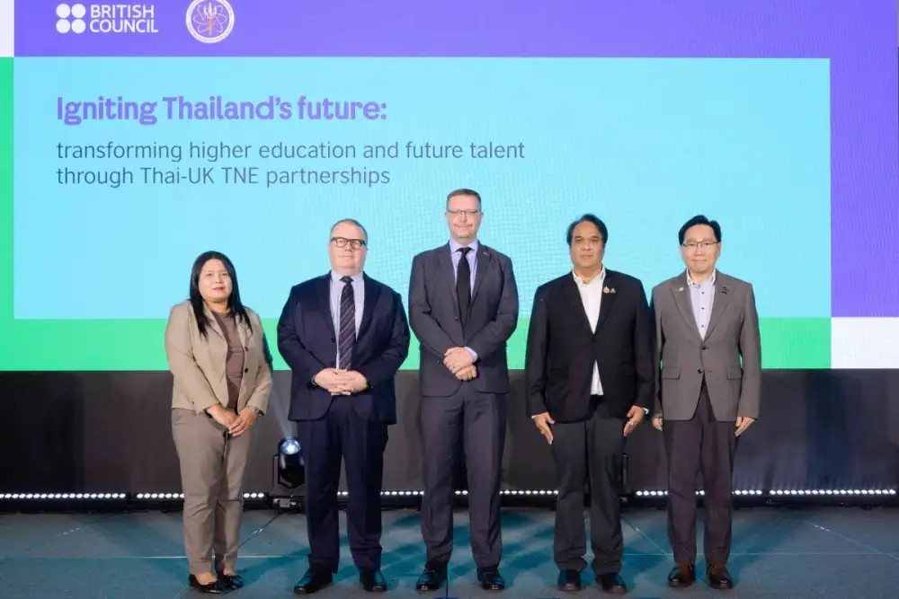 บริติช เคานซิล จับมือ อว. เชื่อมโยงการศึกษาข้ามพรมแดน เดินหน้าสนับสนุนทุน TNE ยกระดับทักษะแห่งอนาคต ดันไทยสู่ศูนย์กลางการศึกษาภูมิภาค