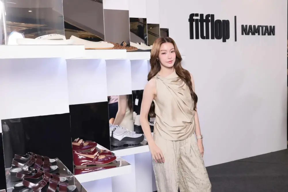 เปิดตัวอย่างเป็นทางการ! 'น้ำตาล-ทิพนารี' ขึ้นแท่นแบรนด์แอมบาสเดอร์ FitFlop