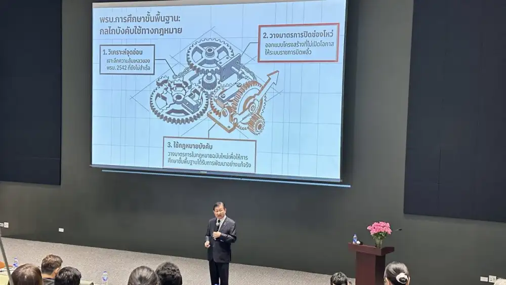 'ภาวิช' จี้ยกร่าง กม.ศึกษาใหม่ ต้องแยก พ.ร.บ.ขั้นพื้นฐานฯ ยกเลิกประถม-มัธยม ปลดล็อก ร.ร.มีอิสระ เตือน AI ดิสรัปฯ