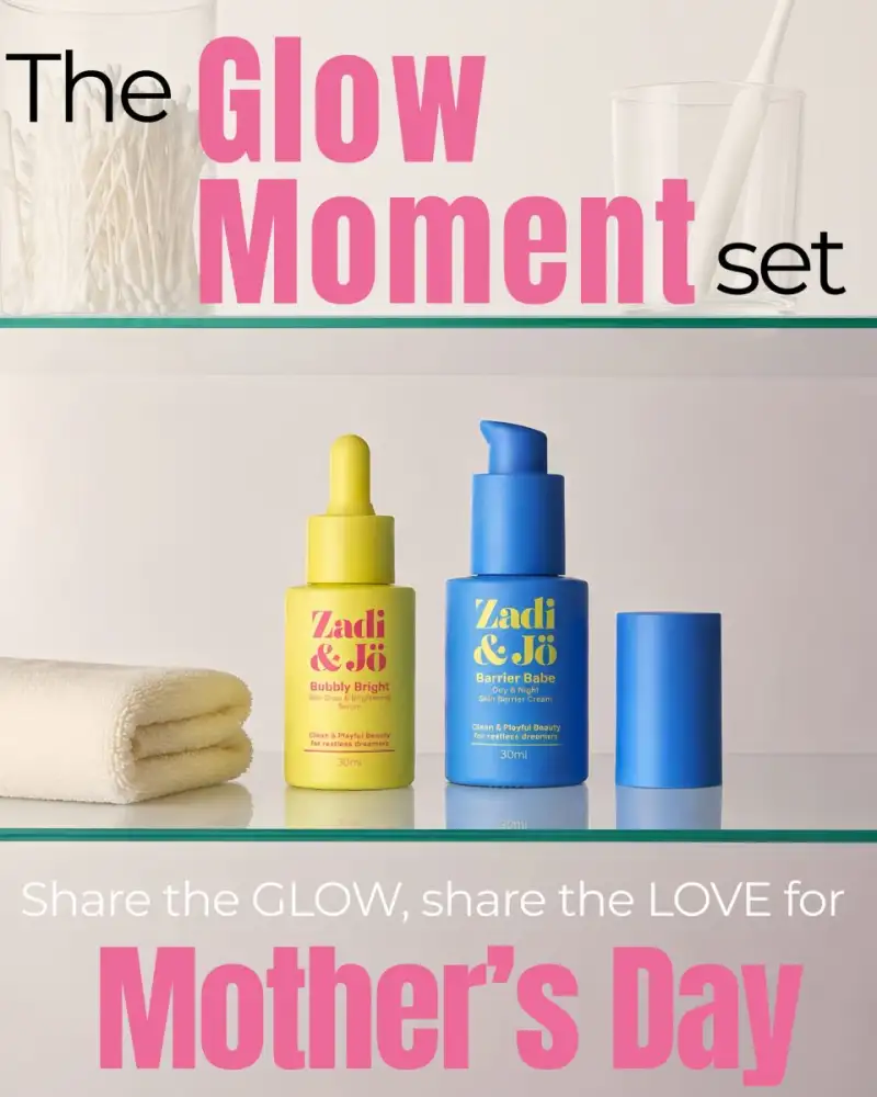 ชุดเซตสกินแคร์ Zadi & Jo The GLOW Moment Set Share the Glow, Share the Love for the Month of Mother's Day