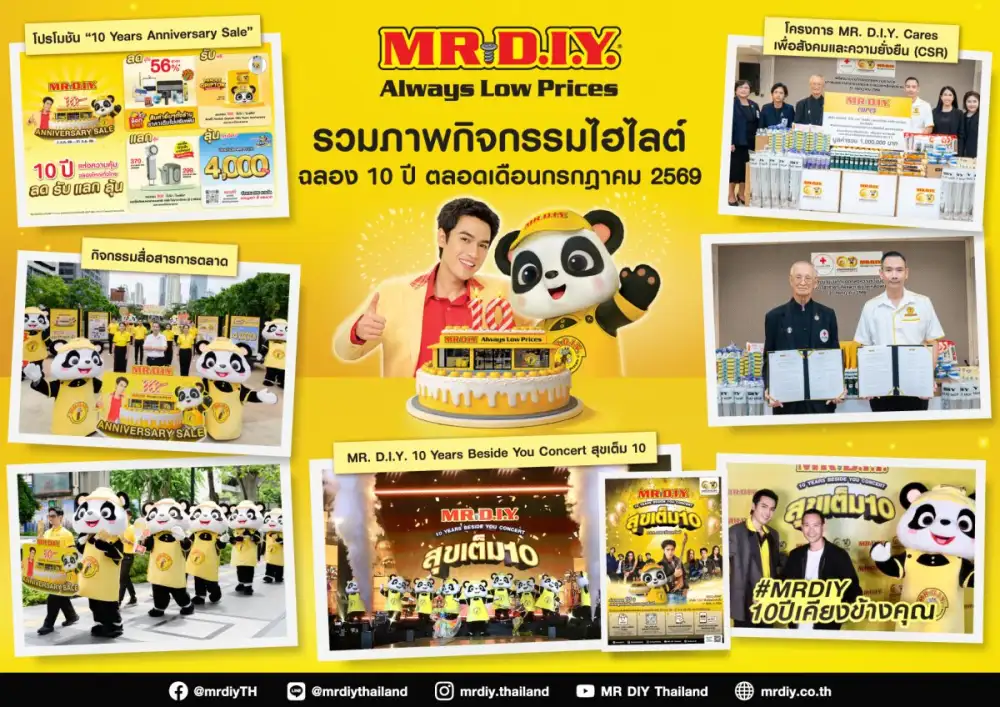 MR. D.I.Y. Marks 10 Years in Thailand with