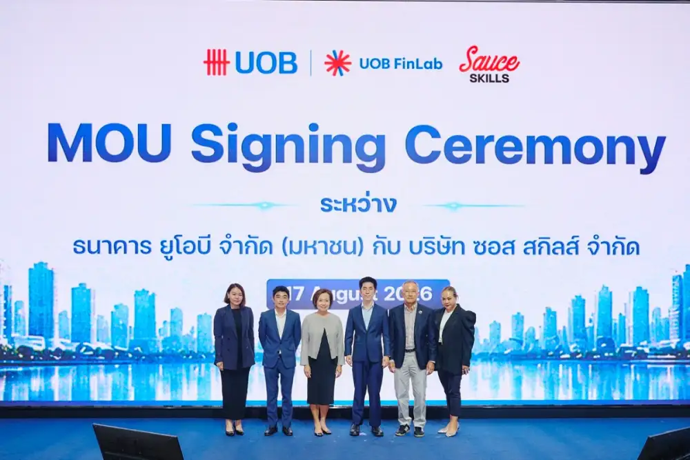 Sauce Skills จับมือ UOB FinLab ลงนามความร่วมมือเชิงกลยุทธ์ ยกระดับทายาทธุรกิจครอบครัวไทยผ่านหลักสูตร