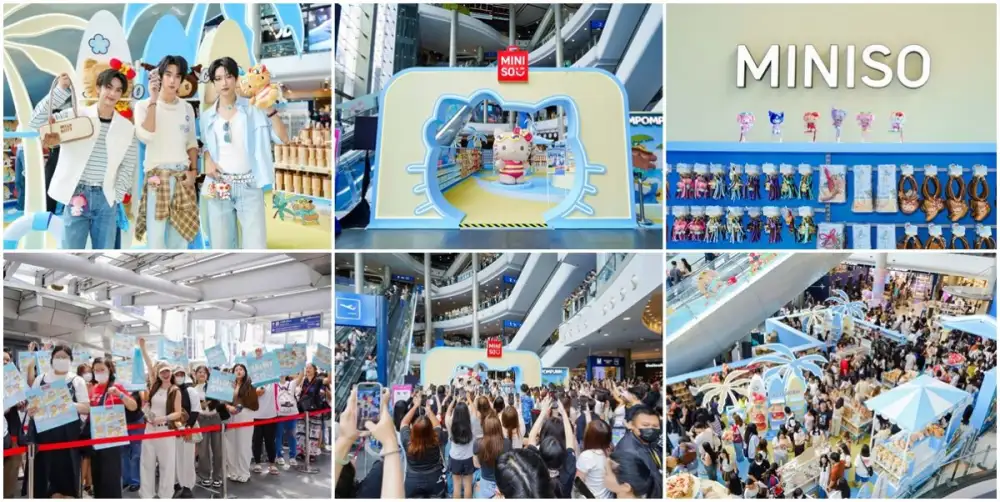 MINISO เปิดตัวหมุดหมายในไทยสำหรับป๊อปอัพทัวร์ Sanrio สุดเอ็กซ์คลูซีฟเฉพาะภูมิภาคเอเชียตะวันออกเฉียงใต้