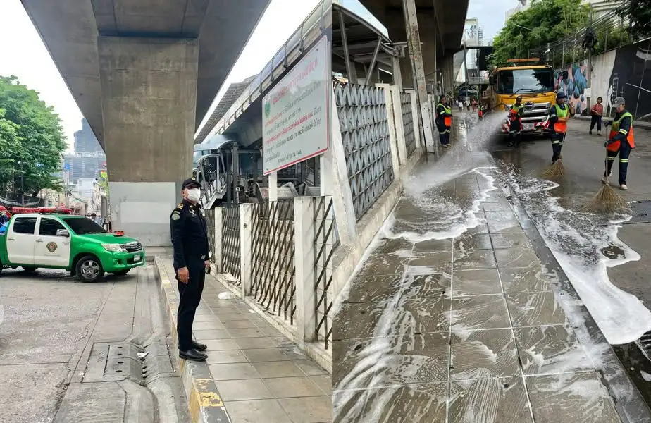เขตบางรัก จัดระเบียบพื้นที่ใต้สะพานตากสิน ประสานหน่วยงานที่เกี่ยวข้องแก้ปัญหาขยะ คนเร่ร่อน และความสะอาด