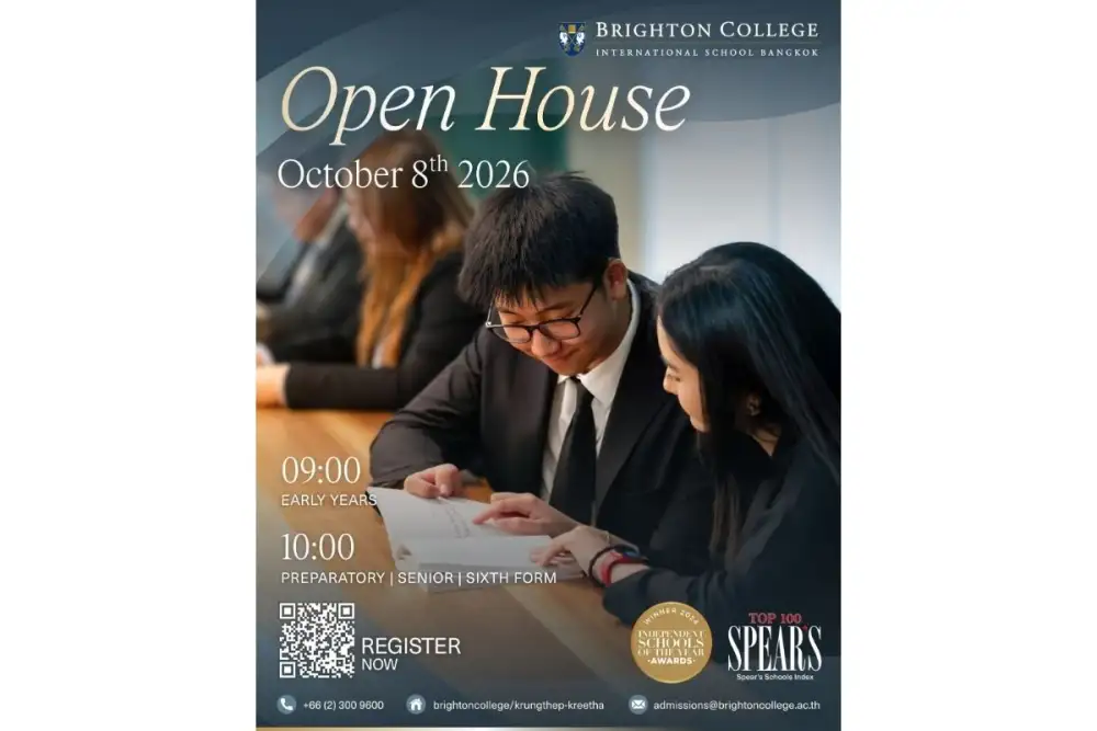 Brighton College Bangkok: Open House 8th October 2026