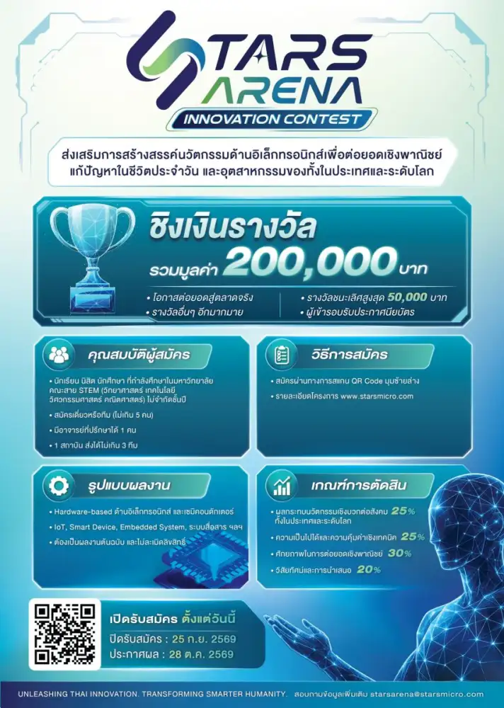 SMT เปิดเวที STARS Arena Innovation Contest 2026