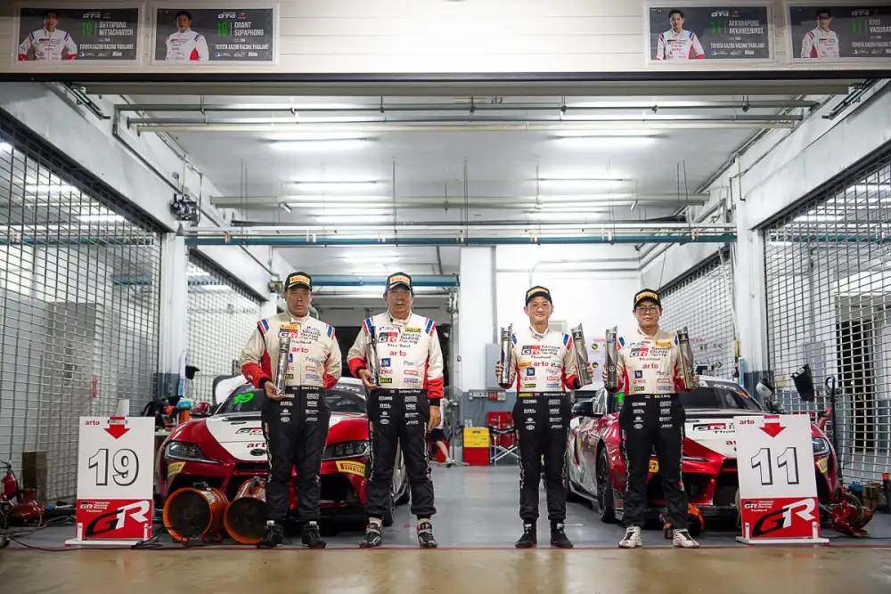 TOYOTA GAZOO Racing Thailand ดวลเดือด TSS 2026 Day & Night Race คว้าโพเดียม 2 คลาส