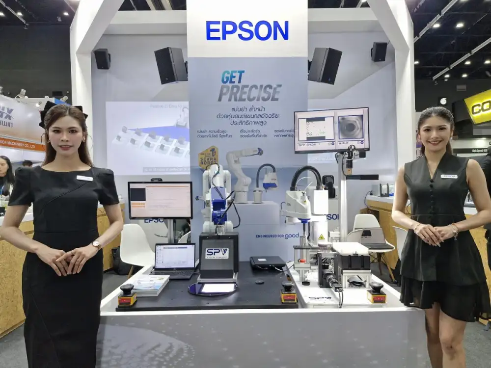 เอปสันโชว์โซลูชันหุ่นยนต์ ในงาน NEPCON Thailand 2026