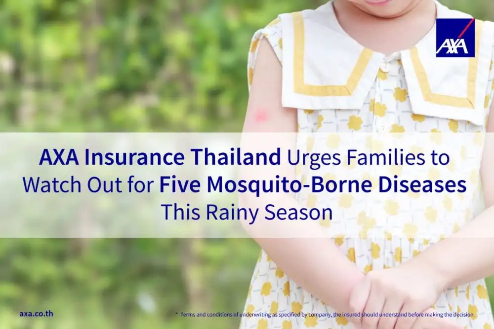 AXA Insurance Thailand Urges Families to Watch Out for Five Mosquito-Borne Diseases This Rainy Season
