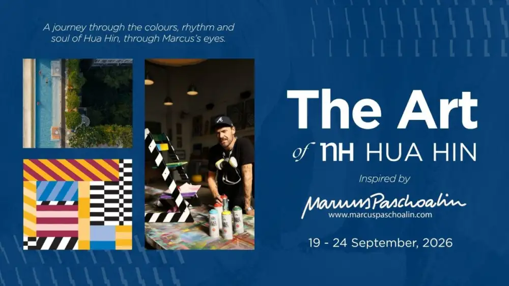 Brazilian Contemporary Artist Marcus Paschoalin Brings His Travelling Studio to NH Hua Hin