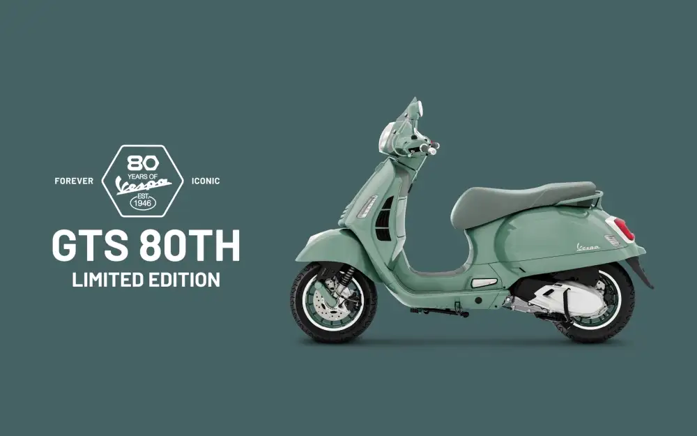 เวสป้าฉลองครบรอบ 80 ปีครั้งยิ่งใหญ่! เปิดตัว VESPA 80TH คอลเลกชันสุดพิเศษ บน 3 รุ่นสุดฮิต ที่มาทั้ง Limited Edition และ Special Edition