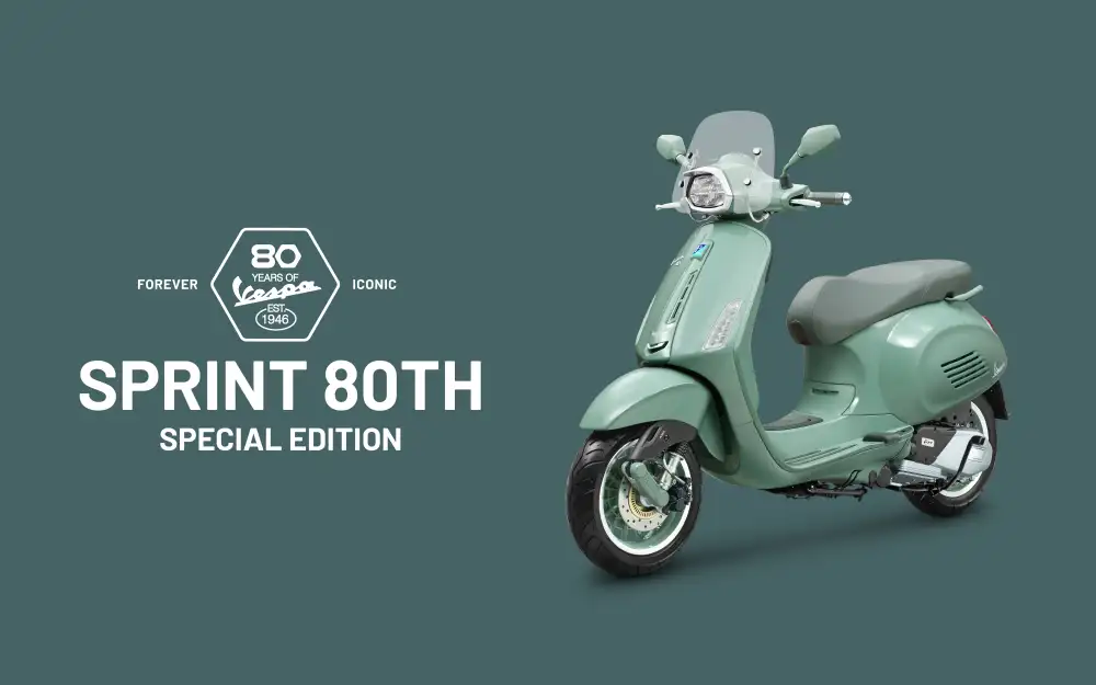 เวสป้าฉลองครบรอบ 80 ปีครั้งยิ่งใหญ่! เปิดตัว VESPA 80TH คอลเลกชันสุดพิเศษ บน 3 รุ่นสุดฮิต ที่มาทั้ง Limited Edition และ Special Edition