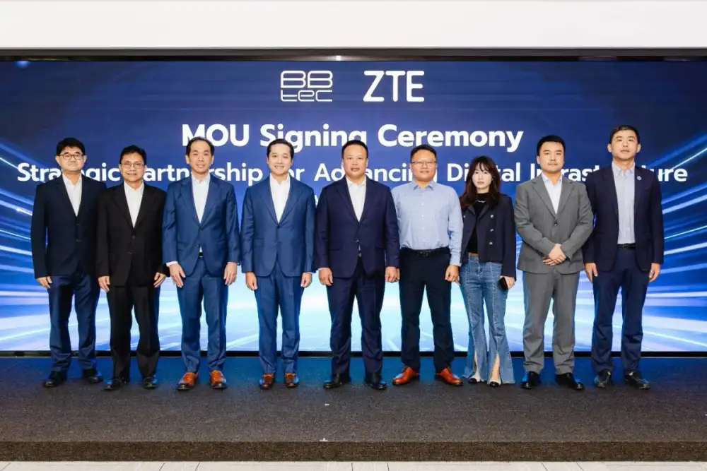 ZTE Thailand จับมือ BBTEC ลงนาม MOU เชิงยุทธศาสตร์