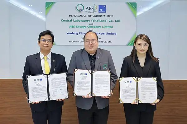 CLT ผนึก AES Energy และ Yunfeng Financial Group ขับเคลื่อนความร่วมมือด้านพลังงานสะอาดแบบบูรณาการ หนุนภาคธุรกิจไทยสู่เศรษฐกิจคาร์บอนต่ำ