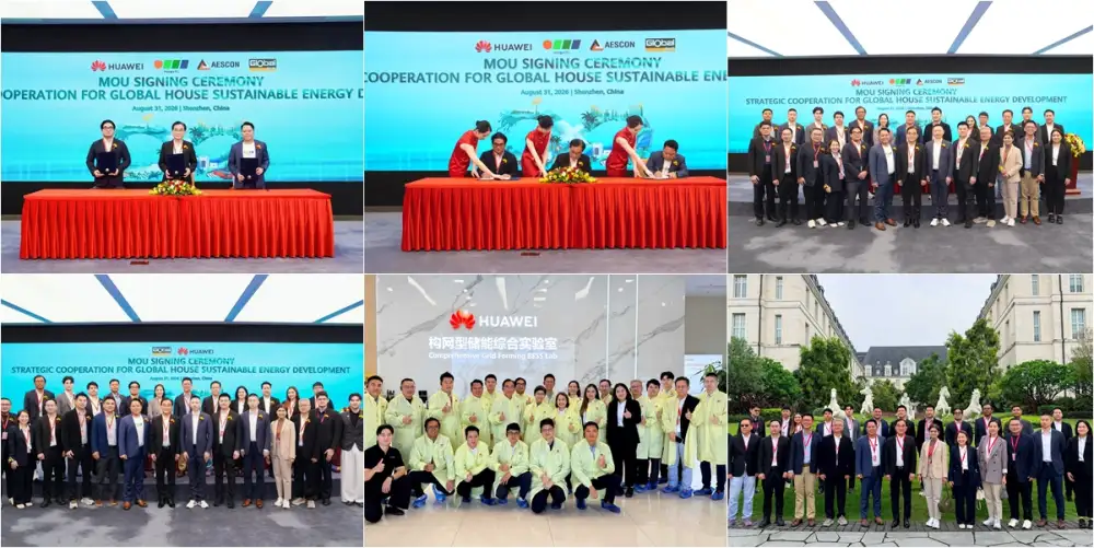 Siam Global House partners with AESCON and Integra R.E. to deploy Huawei's advanced BESS technology across all branches nationwide, advancing smarter and more resilient clean energy use in Thailand