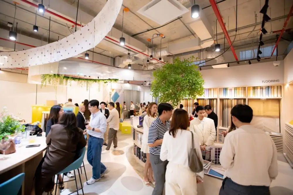 Sangetsu Goodrich Thailand เปิดตัว Gallery แห่งใหม่ใจกลางเมือง สเปซรวมวัสดุตกแต่งภายในกว่า 10,000 รายการ ทั้งวอลเปเปอร์ ผ้า พรม พื้น ที่เชื่อมไอเดียการออกแบบและพื้นที่ทำงานเข้าไว้ด้วยกัน