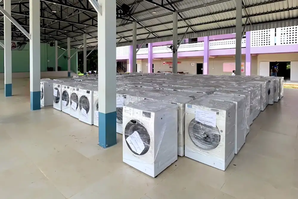 Trendy Wash by Urbanway มอบเครื่องซัก-อบ 141 เครื่อง สู่ชุมชนและโรงเรียนปงเคียน จ.เชียงราย ต่อยอดการให้ สร้างประโยชน์สู่ชุมชน