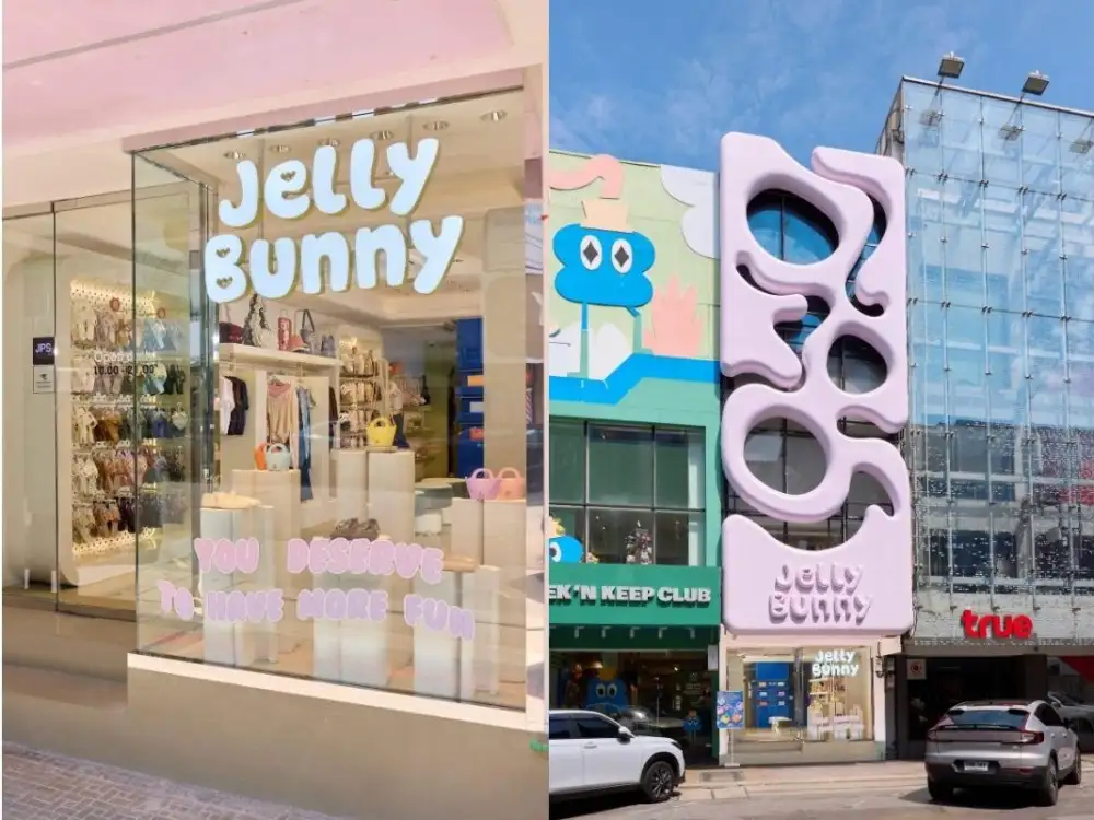 Jelly Bunny เปิดตัวแฟลกชิปสโตร์ 2 ชั้นแห่งแรกที่สยามสแควร์พร้อมแฟชั่นคอลเลกชั่นล่าสุด Brit It Up และน้ำหอมกลิ่น Day Dream