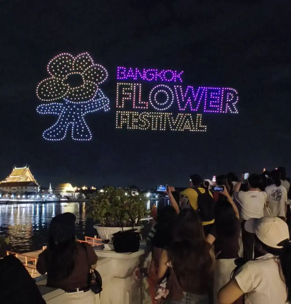 ไทย เอเอเอ็ม ส่งโดรนโชว์ 1,000 ลำ ร่วมสร้างสีสันบนท้องฟ้า ในงาน
