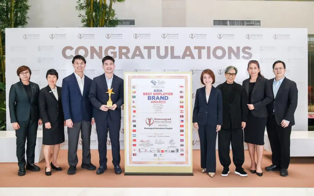 โรงพยาบาลบำรุงราษฎร์ คว้ารางวัล Asia Best Employer Brand Awards 2026 ตอกย้ำองค์กรชั้นนำด้านการบริหารและพัฒนาบุคลากร