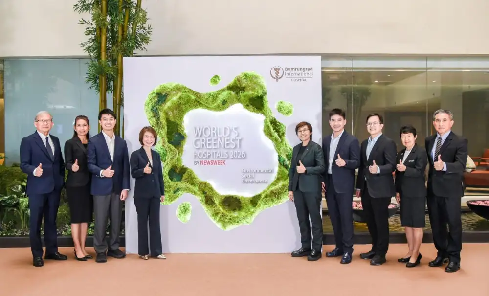 บำรุงราษฎร์ ได้รับการจัดอันดับ World's Greenest Hospitals 2026 จาก Newsweek