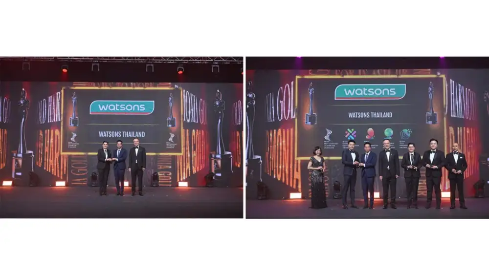 วัตสัน ประเทศไทย คว้า 5 รางวัล HR Asia Best Companies to Work for in Asia 2026 สร้างประวัติศาสตร์องค์กรที่น่าทำงานด้วยที่สุดในเอเชีย ต่อเนื่อง 5 ปีซ้อน