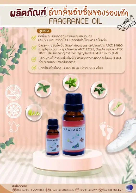 วว. พัฒนานวัตกรรมใหม่จากสมุนไพรไทย เปลี่ยนกลิ่นอับรองเท้าให้หอมสะอาด พร้อมสยบเชื้อโรคผิวหนังอย่างมีประสิทธิภาพ