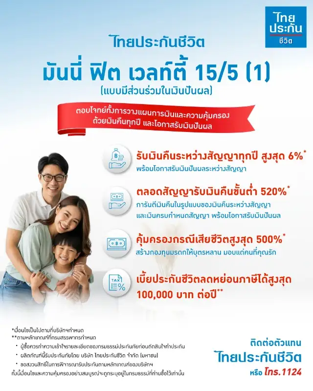 ไทยประกันชีวิต ส่งผลิตภัณฑ์