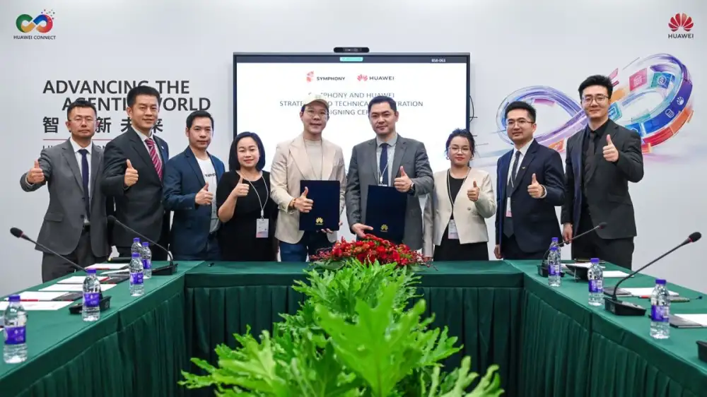 SYMPHONY จับมือ Huawei ลงนาม MOU เดินหน้ายกระดับโครงข่ายอัจฉริยะ พัฒนา Optical Transport และ AI Infrastructure พร้อมเสริมศักยภาพบุคลากรร่วมกัน