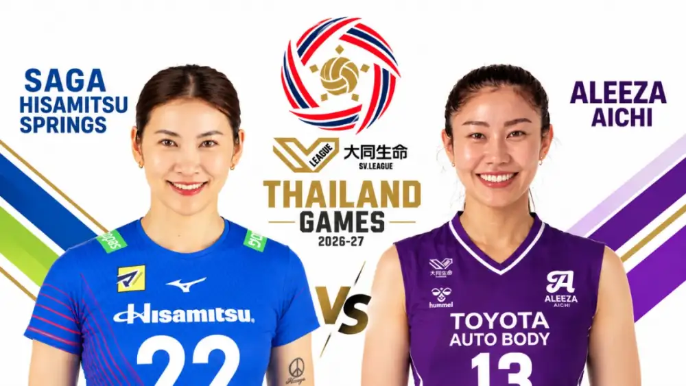 SV.LEAGUE จัดการแข่งขันวอลเลย์บอลอย่างเป็นทางการในกรุงเทพฯ เป็นครั้งแรก 10-11 ต.ค. นี้