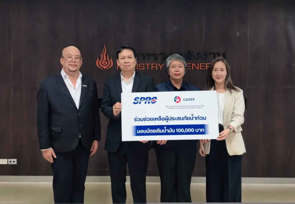 SPRC and Caltex join hands to extend support, donating fuel cards to the Department of Energy Business for flood relief operations