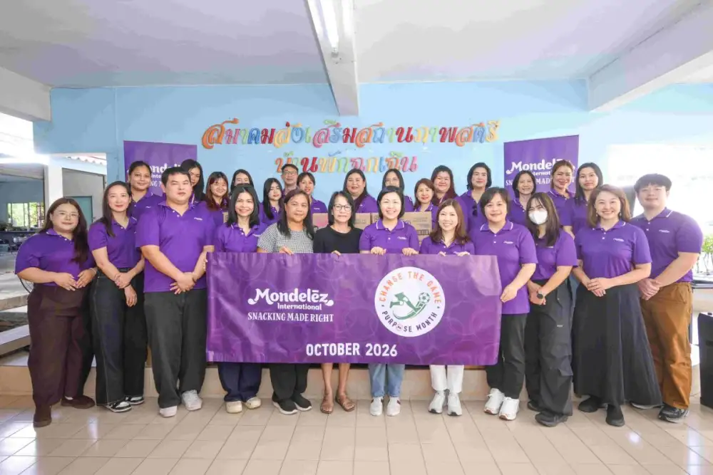 Mondel?z Thailand celebrates 'Purpose Month' with volunteer work at the Association for the Promotion of the Status of Women