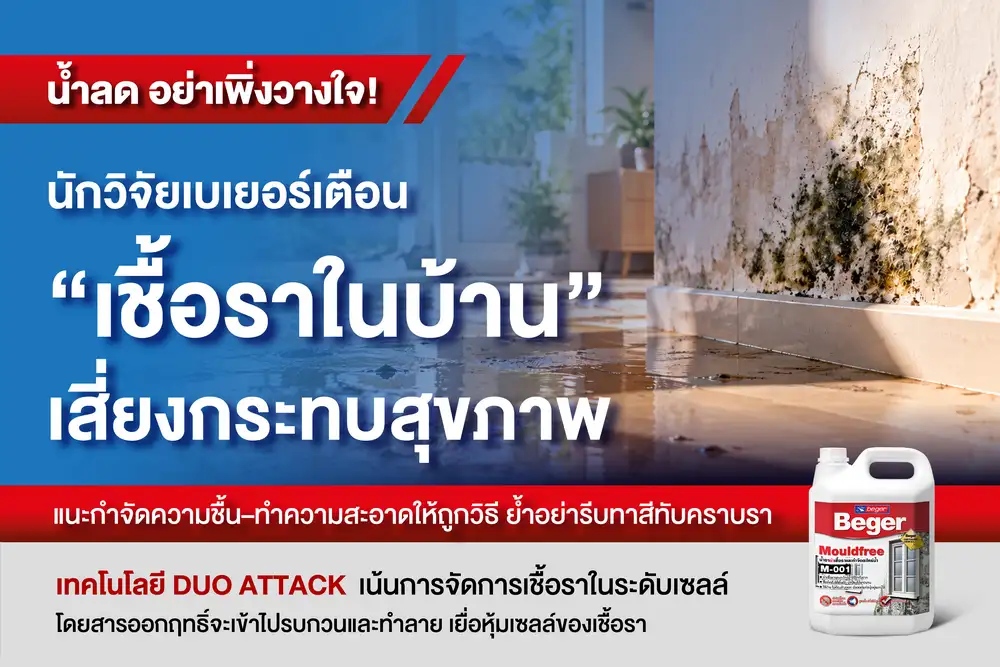 น้ำลด อย่าเพิ่งวางใจ! นักวิจัยเบเยอร์เตือน