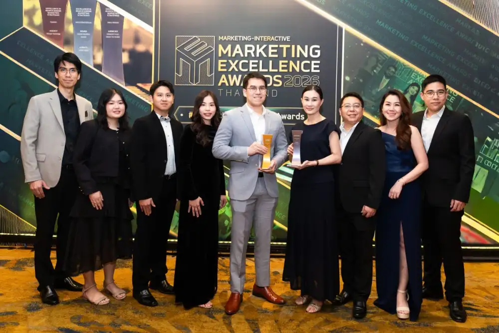 ทีทีบี คว้า 2 รางวัล Marketing Excellence Awards Thailand 2026 ตอกย้ำการตลาดที่เข้าใจลูกค้า สร้างผลลัพธ์เพื่อชีวิตทางการเงินที่ดีขึ้น