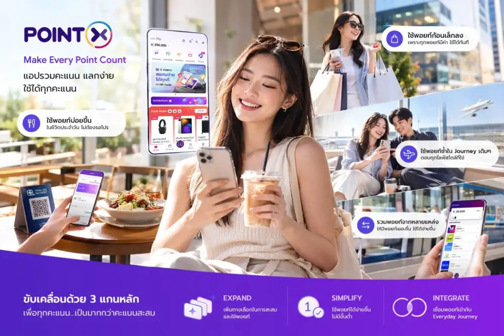 POINTX เผยพฤติกรรมการใช้พอยท์เปลี่ยนจากสะสม