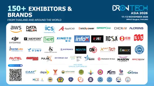DronTech Asia 2026 เปิดโลกเทคโนโลยีโดรนแห่งอนาคต รับการเติบโตของอุตสาหกรรมเอเชีย