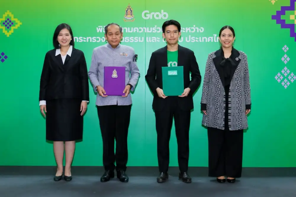 กระทรวงวัฒนธรรม ผนึก แกร็บ ดึงเทคโนโลยีดิจิทัลยกระดับเศรษฐกิจวัฒนธรรม ดัน 