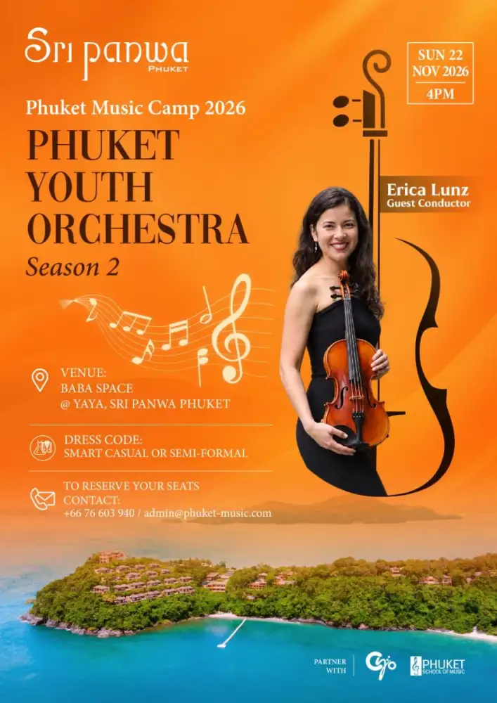 ศรีพันวา ภูเก็ต สานต่อพลังดนตรีเยาวชนไทย จัดคอนเสิร์ต PHUKET YOUTH ORCHESTRA SEASON 2 by SRI PANWA ควบคู่ภารกิจอนุรักษ์เต่าและสัตว์ทะเลหายาก